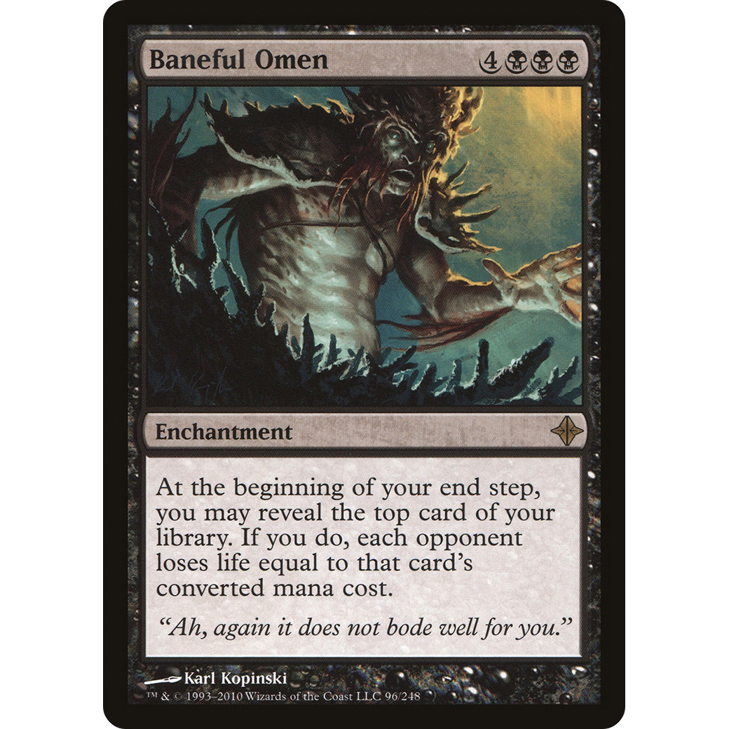 Baneful Omen (ROE-096) - Rise of the Eldrazi Foil