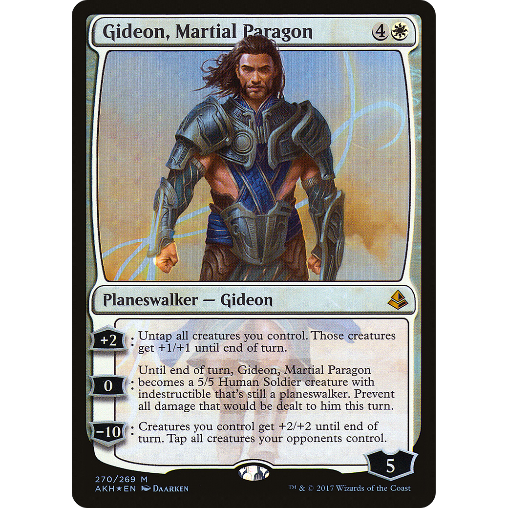 Gideon, Martial Paragon (AKH-270) - Amonkhet Foil