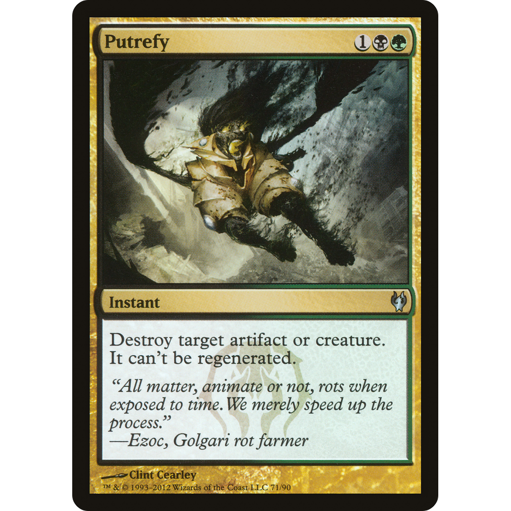 Putrefy (DDJ-071) - Duel Decks: Izzet vs. Golgari