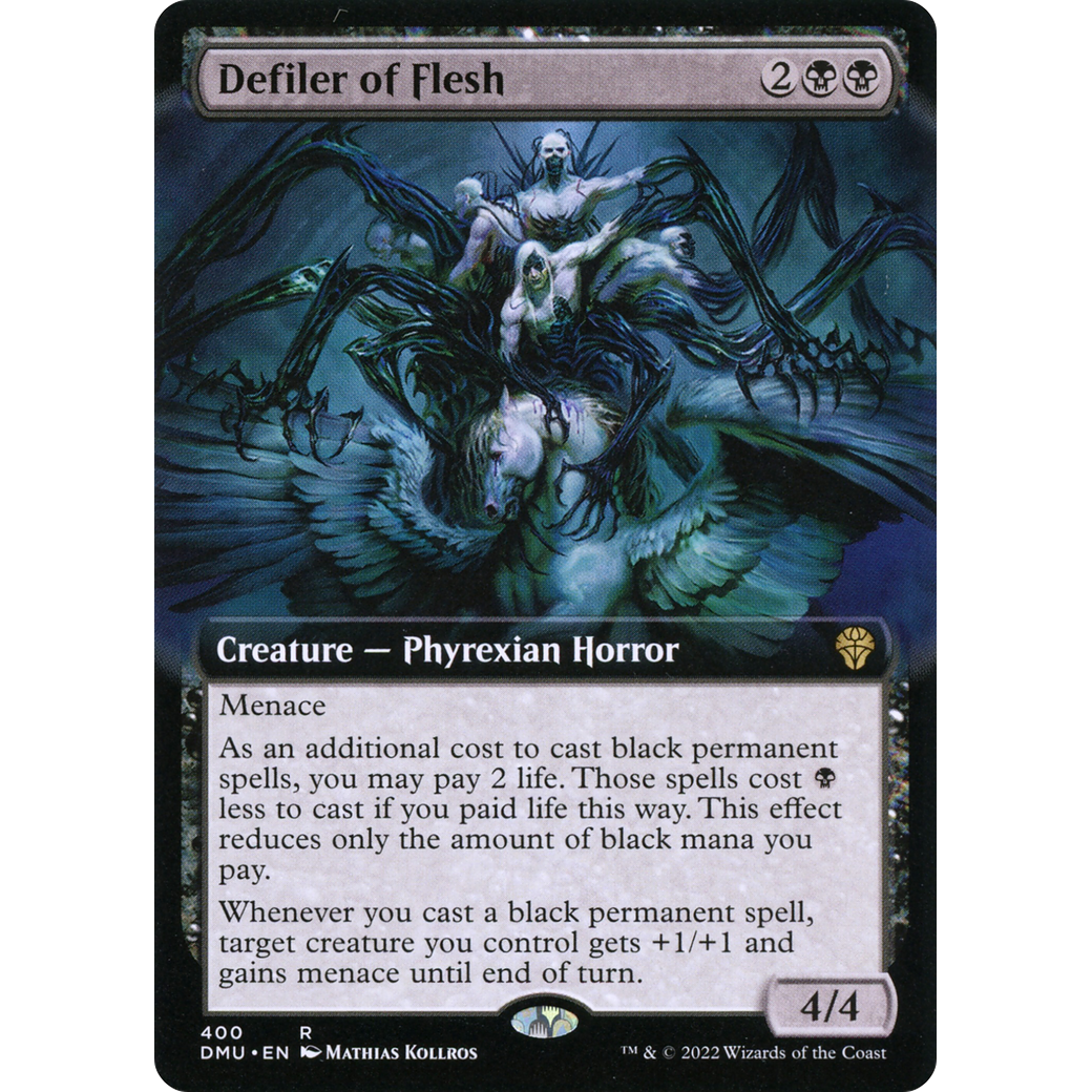Defiler of Flesh (Extended Art) (DMU-400) - Dominaria United: (Extended Art)