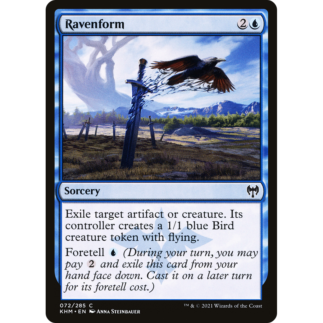 Ravenform (KHM-072) - Kaldheim Foil