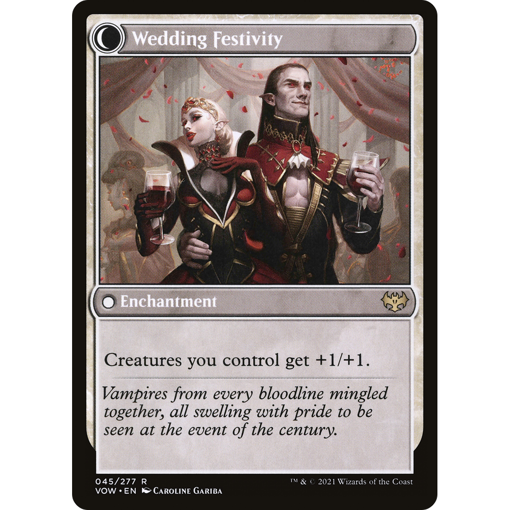 Wedding Announcement (VOW-045) - Innistrad: Crimson Vow: (Double Faced Transform)