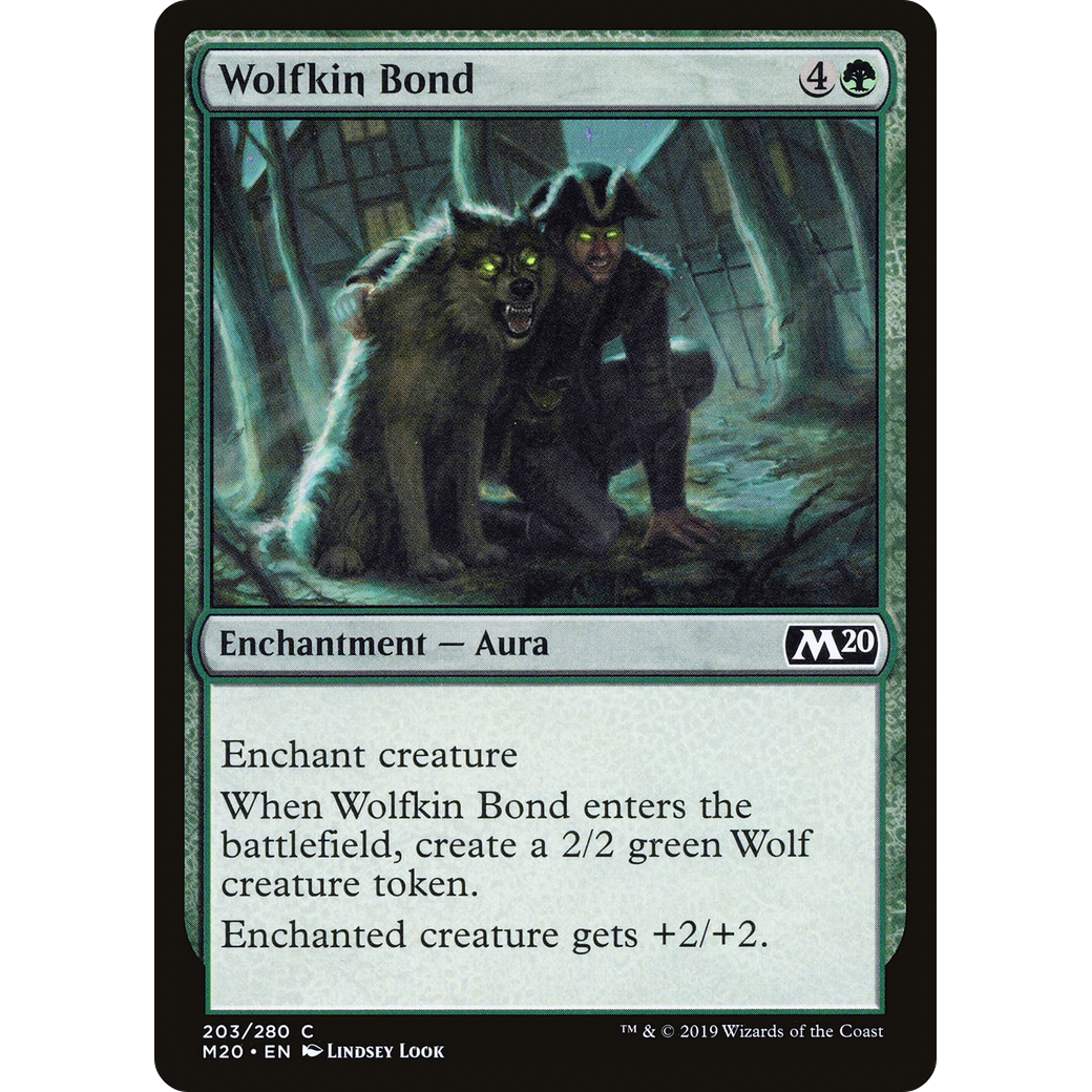 Wolfkin Bond (M20-203) - Core Set 2020