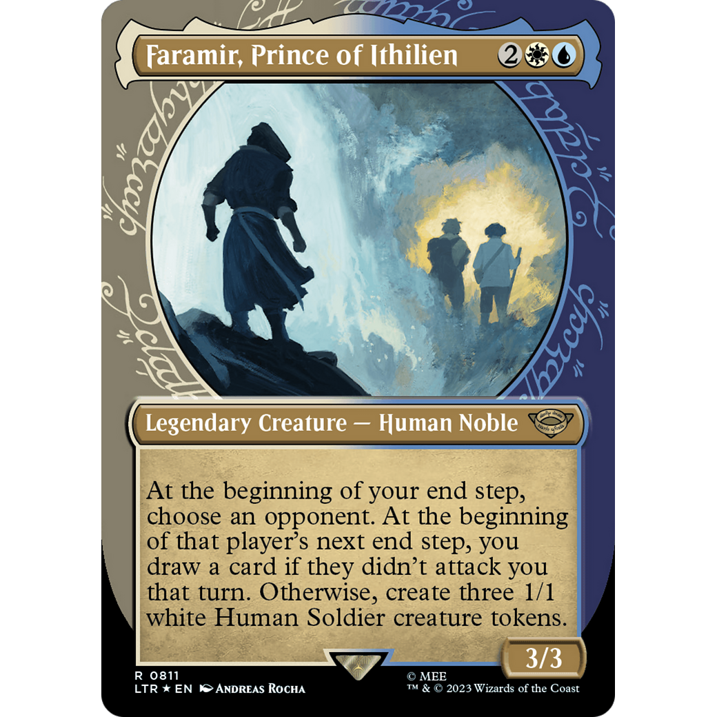 Faramir, Prince of Ithilien (LTR-811) - The Lord of the Rings: Tales of Middle-earth: (Showcase) (Borderless) Foil