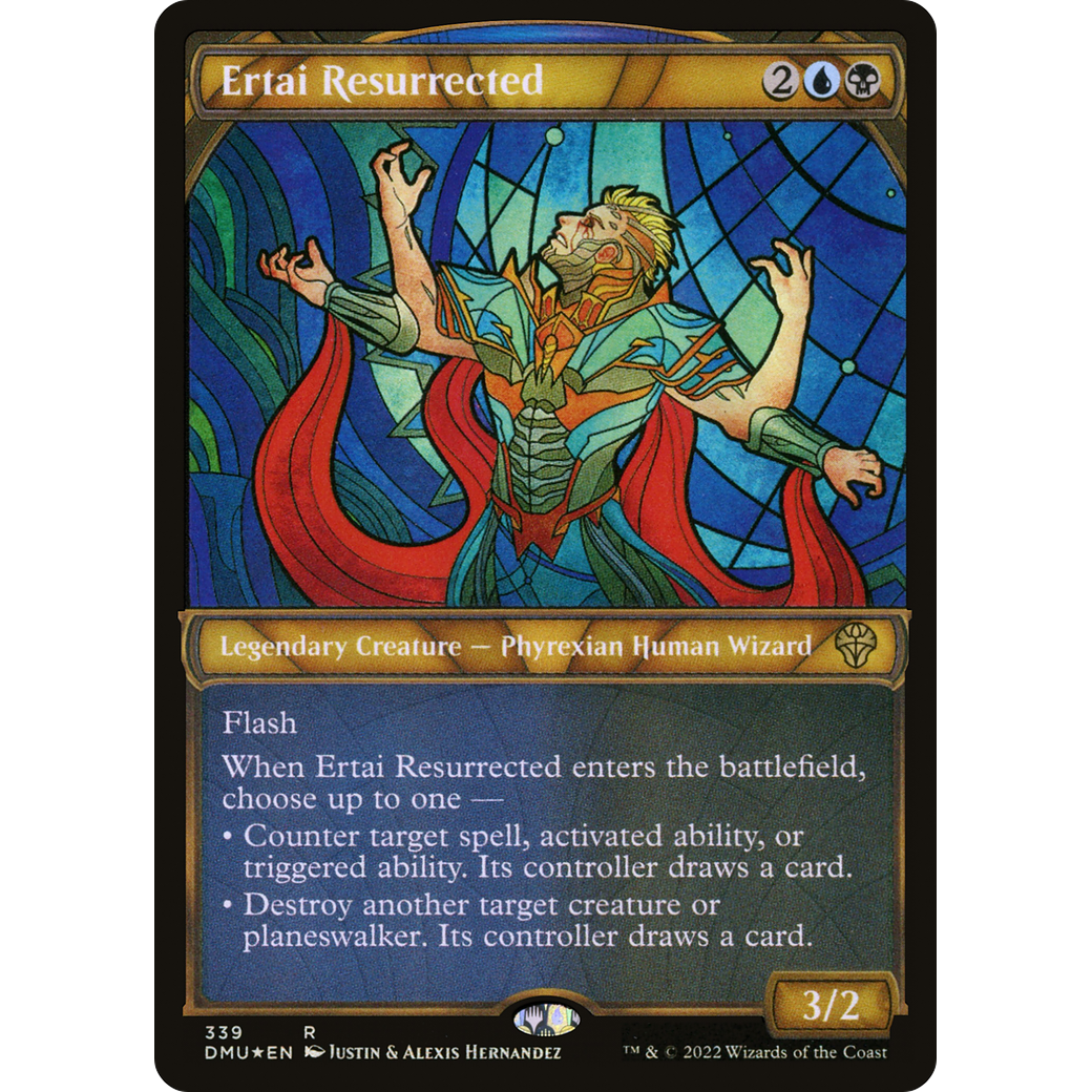 Ertai Resurrected (Textured Foil) (DMU-339) - Dominaria United: (Showcase) Foil
