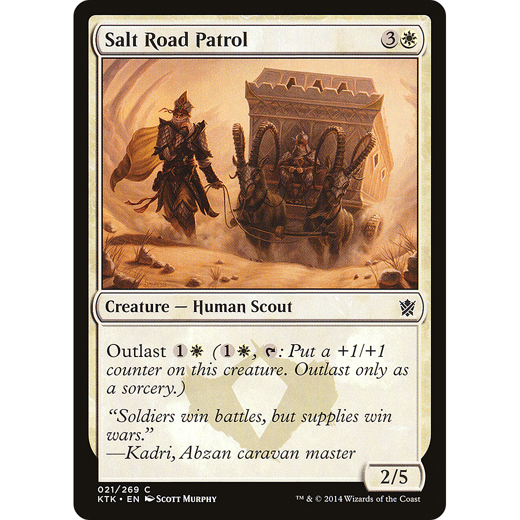 Salt Road Patrol (KTK-021) - Khans of Tarkir Foil
