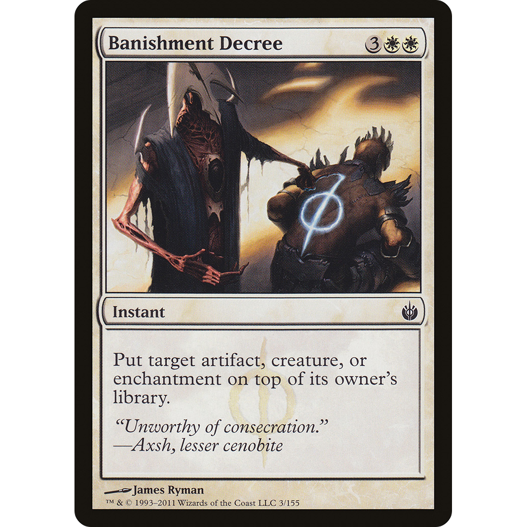 Banishment Decree (MBS-003) - Mirrodin Besieged Foil
