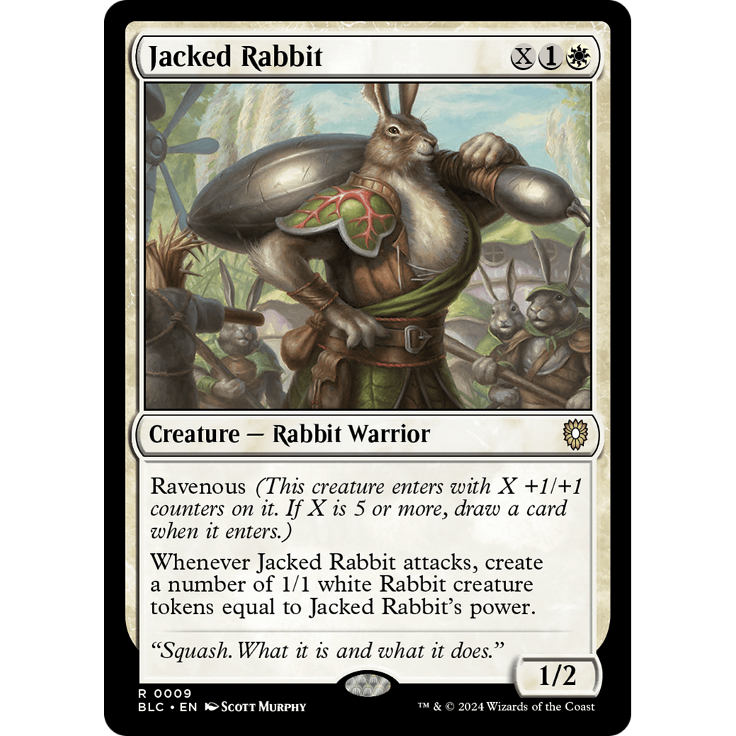 Jacked Rabbit (BLC-009) - Bloomburrow Commander