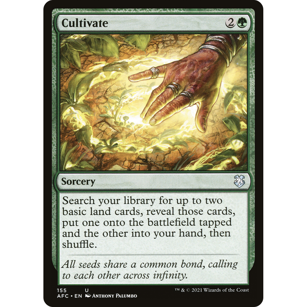 Cultivate (AFC-155) - Forgotten Realms Commander
