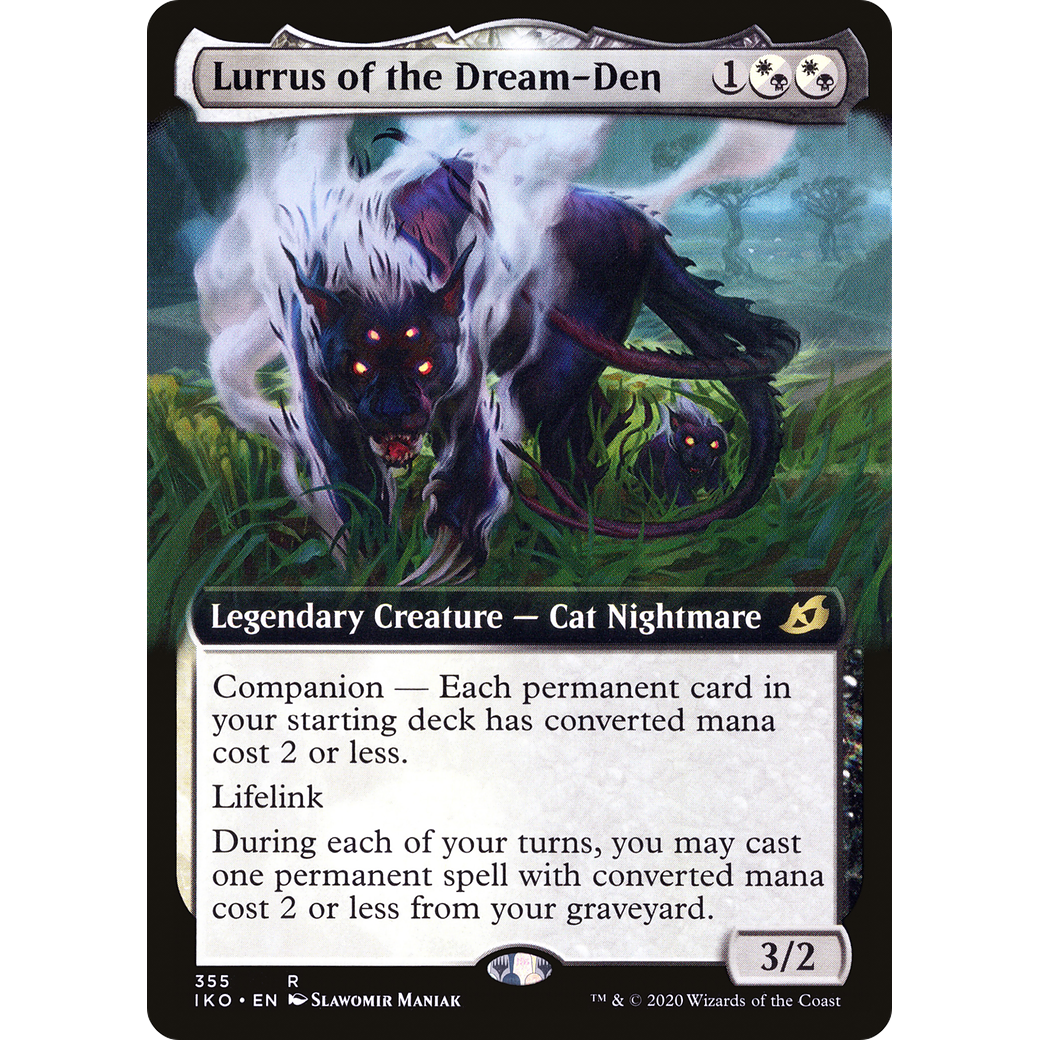 Lurrus of the Dream-Den (Extended Art) (IKO-355) - Ikoria: Lair of Behemoths: (companion, Extended Art)