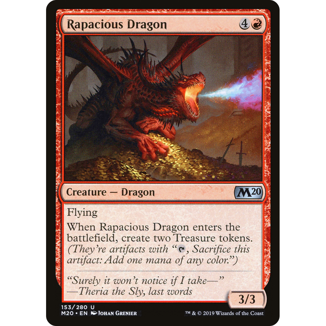 Rapacious Dragon (M20-153) - Core Set 2020