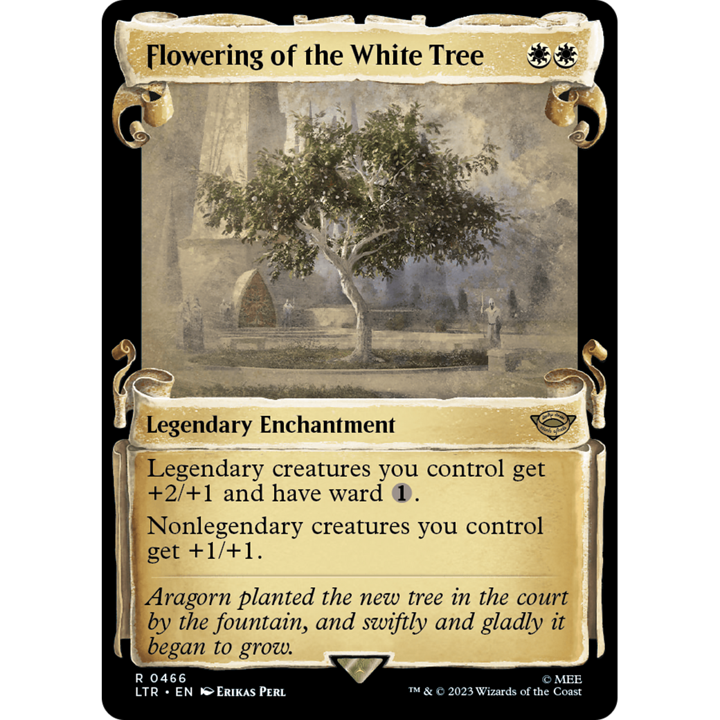 Flowering of the White Tree (LTR-466) - The Lord of the Rings: Tales of Middle-earth: (Showcase) Foil