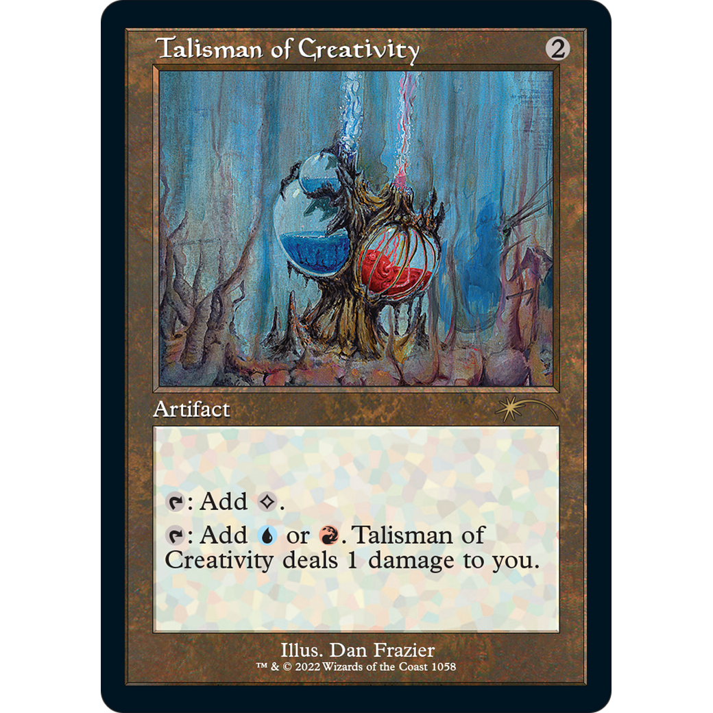 Talisman of Creativity (Retro Frame) (SLD-1058) - Secret Lair Drop