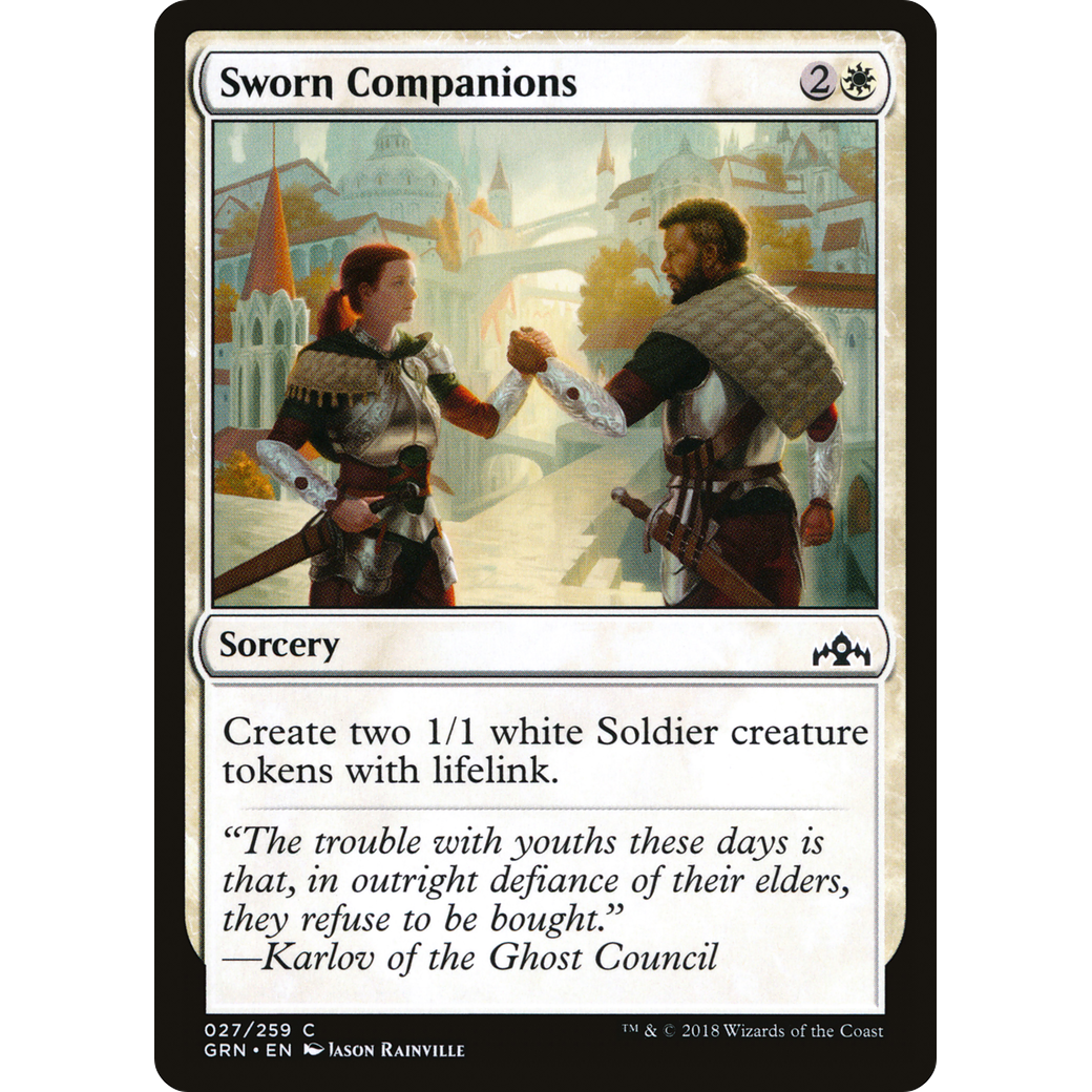 Sworn Companions (GRN-027) - Guilds of Ravnica