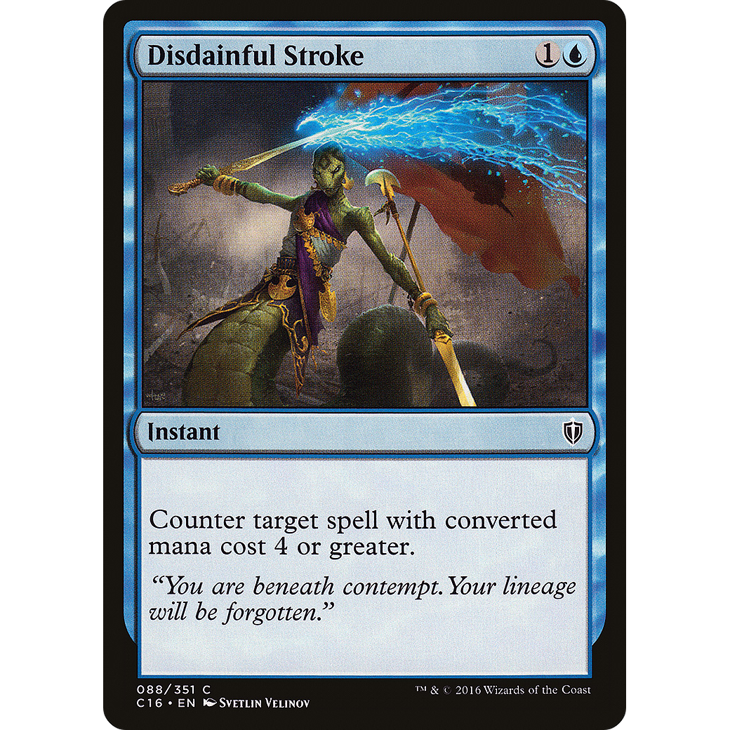Disdainful Stroke (C16-088) - Commander 2016