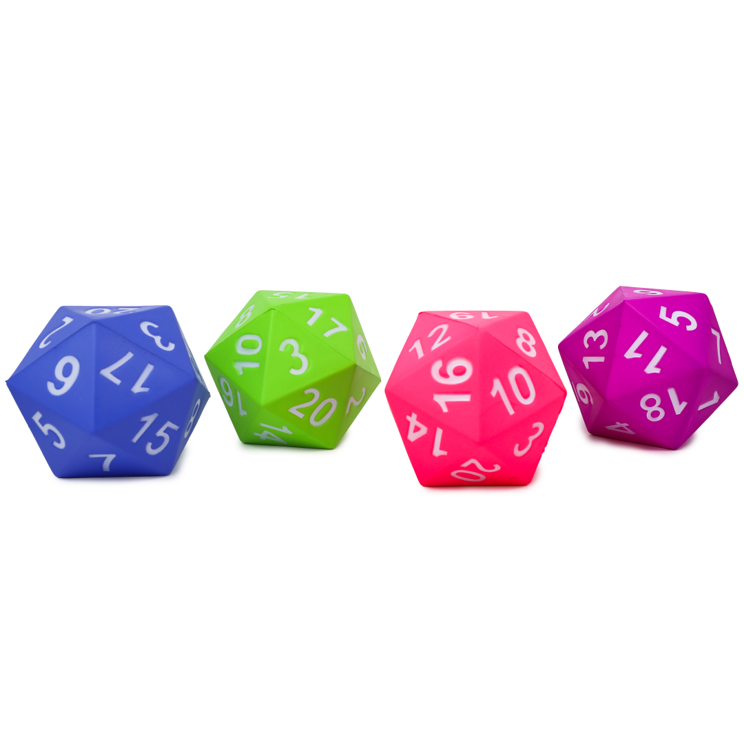 Giant D20 Foam Dice: Soft Foam Oversized 20-Sided Dice