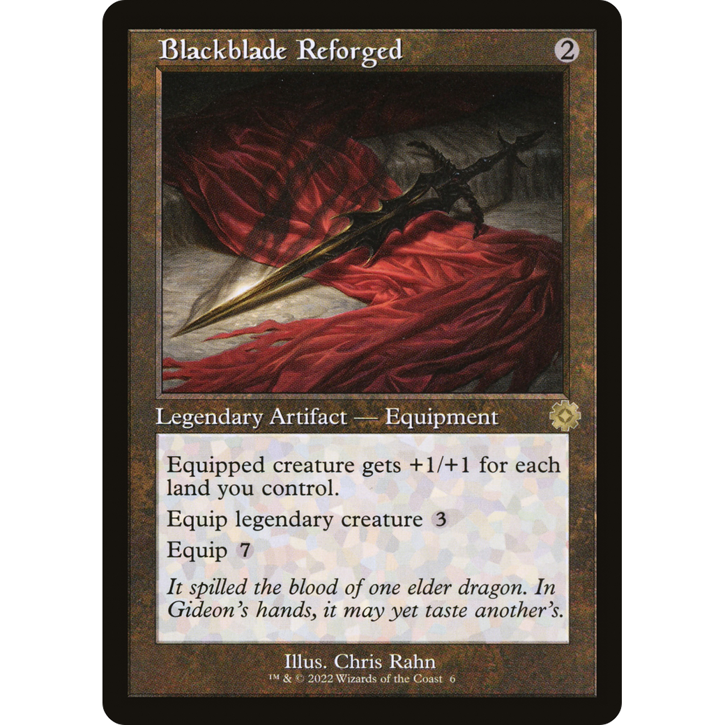 Blackblade Reforged (BRR-006) - The Brothers' War Retro Artifacts Foil