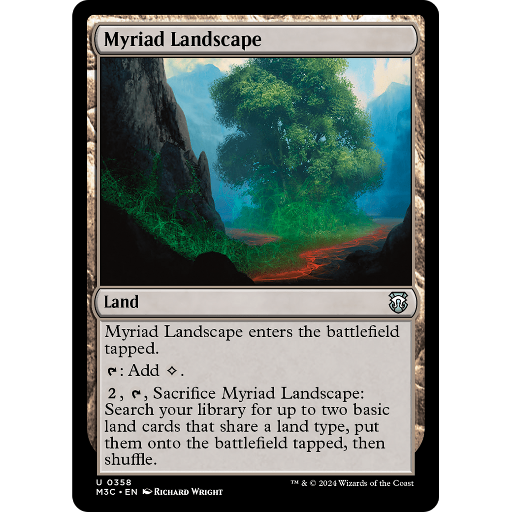 Myriad Landscape (M3C-358) - Modern Horizons 3 Commander Foil