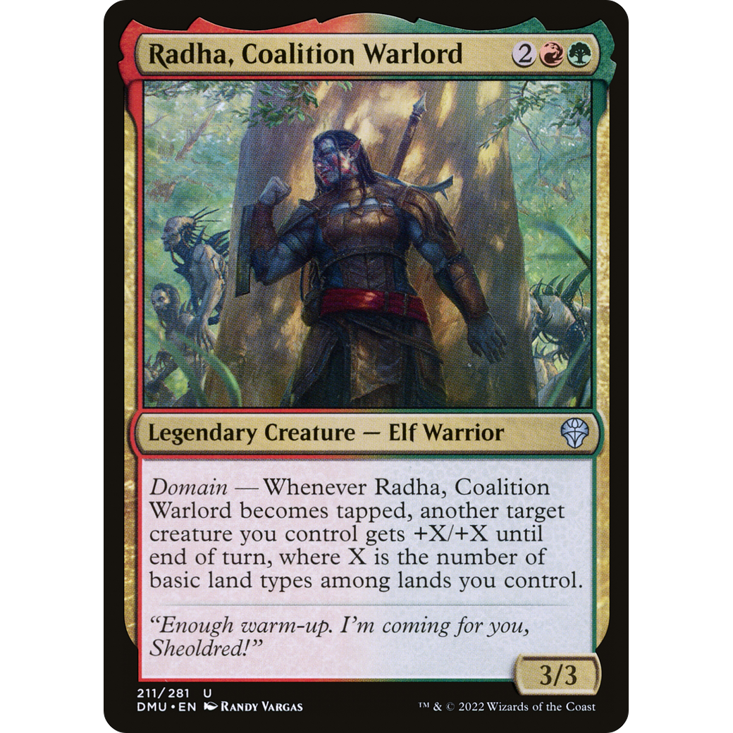 Radha, Coalition Warlord (DMU-211) - Dominaria United Foil