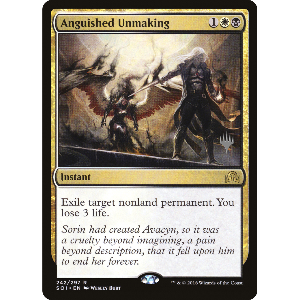 Anguished Unmaking (PPTHB-242) - Shadows over Innistrad Promos Foil