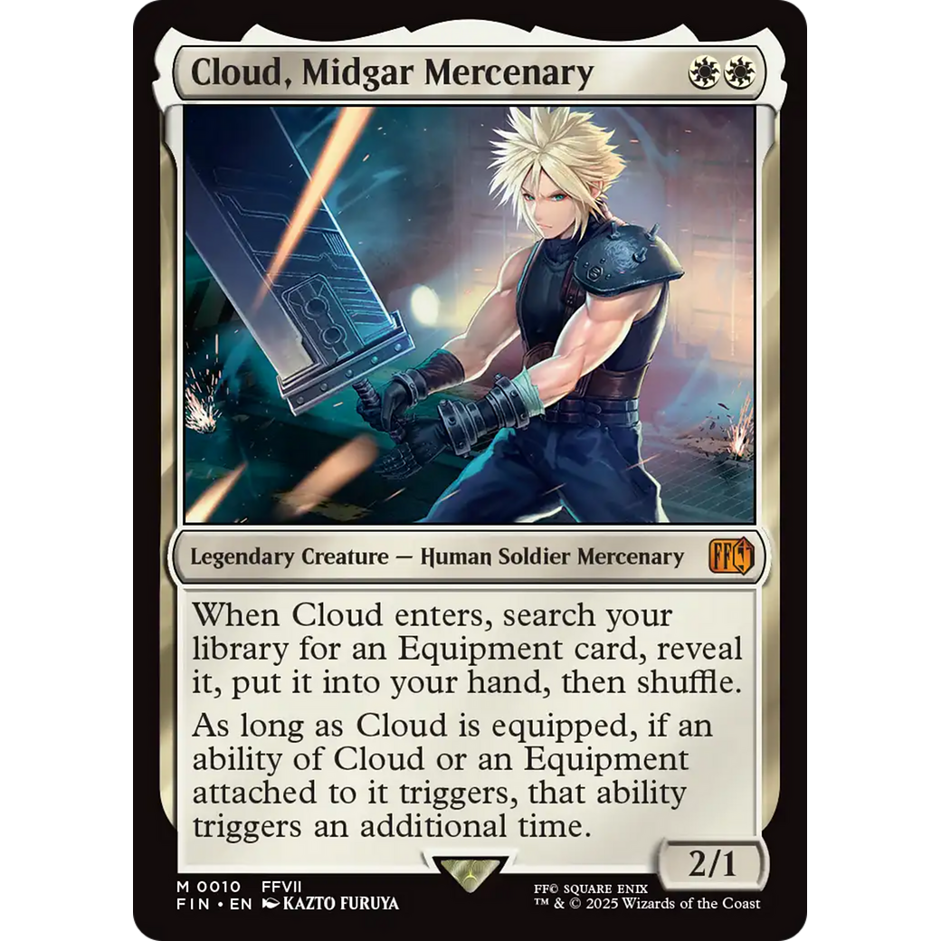 Cloud, Midgar Mercenary (FIN-010) - FINAL FANTASY Foil
