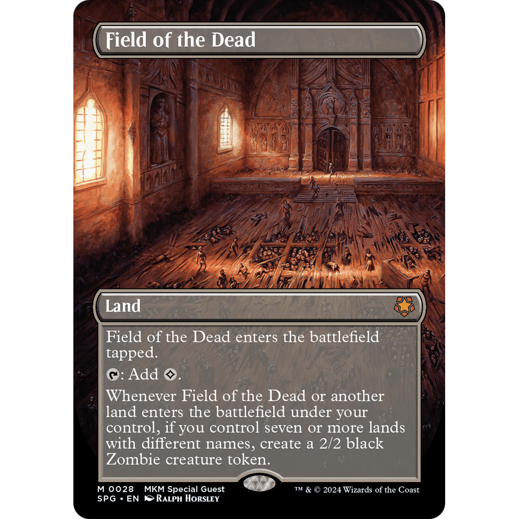Field of the Dead (Borderless) (SPG-028) - Special Guests (Borderless) Foil