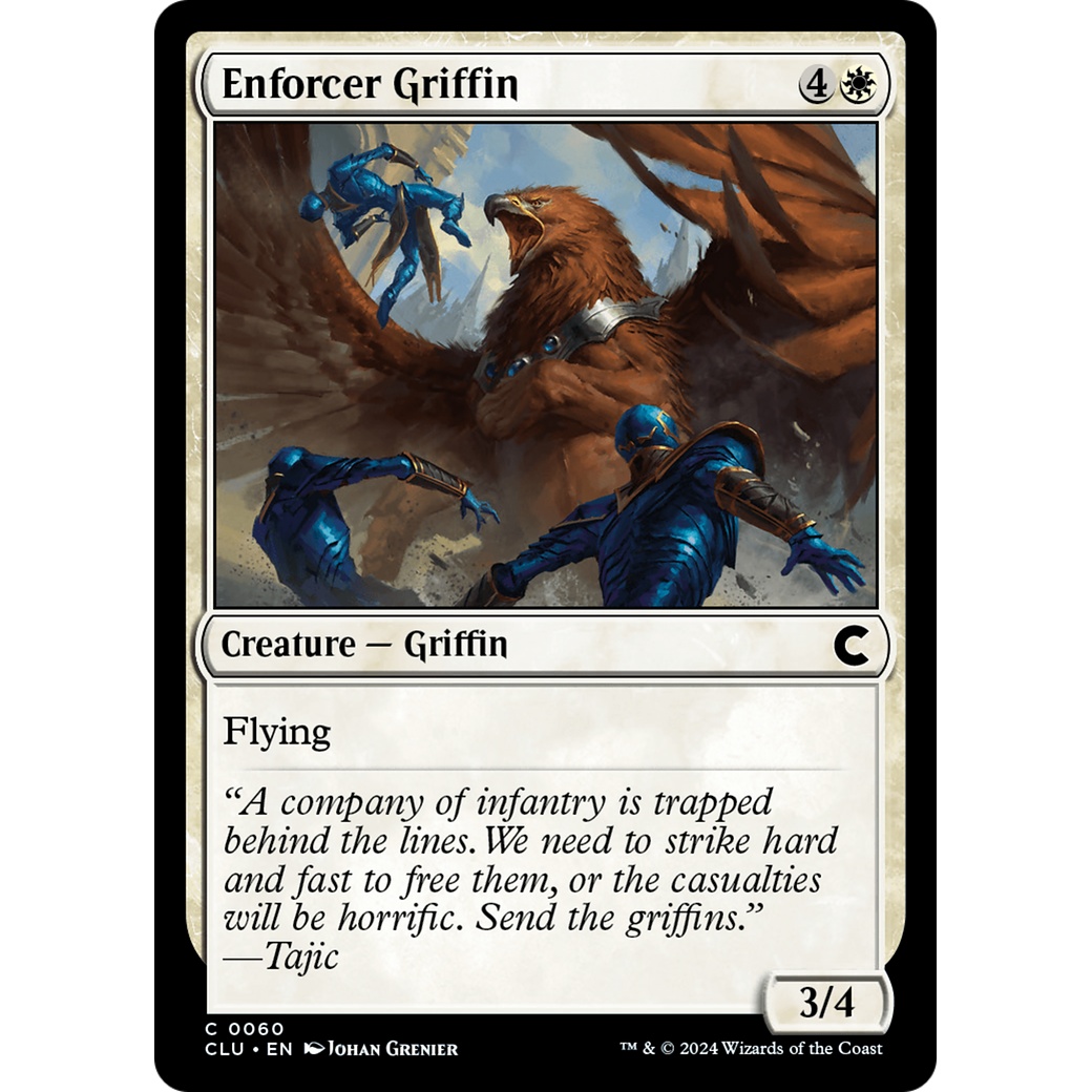 Enforcer Griffin (CLU-060) - Ravnica: Clue Edition