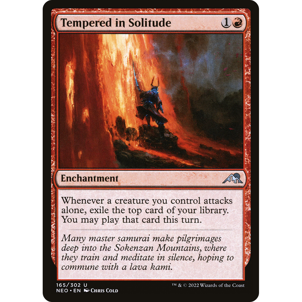 Tempered in Solitude (NEO-165) - Kamigawa: Neon Dynasty