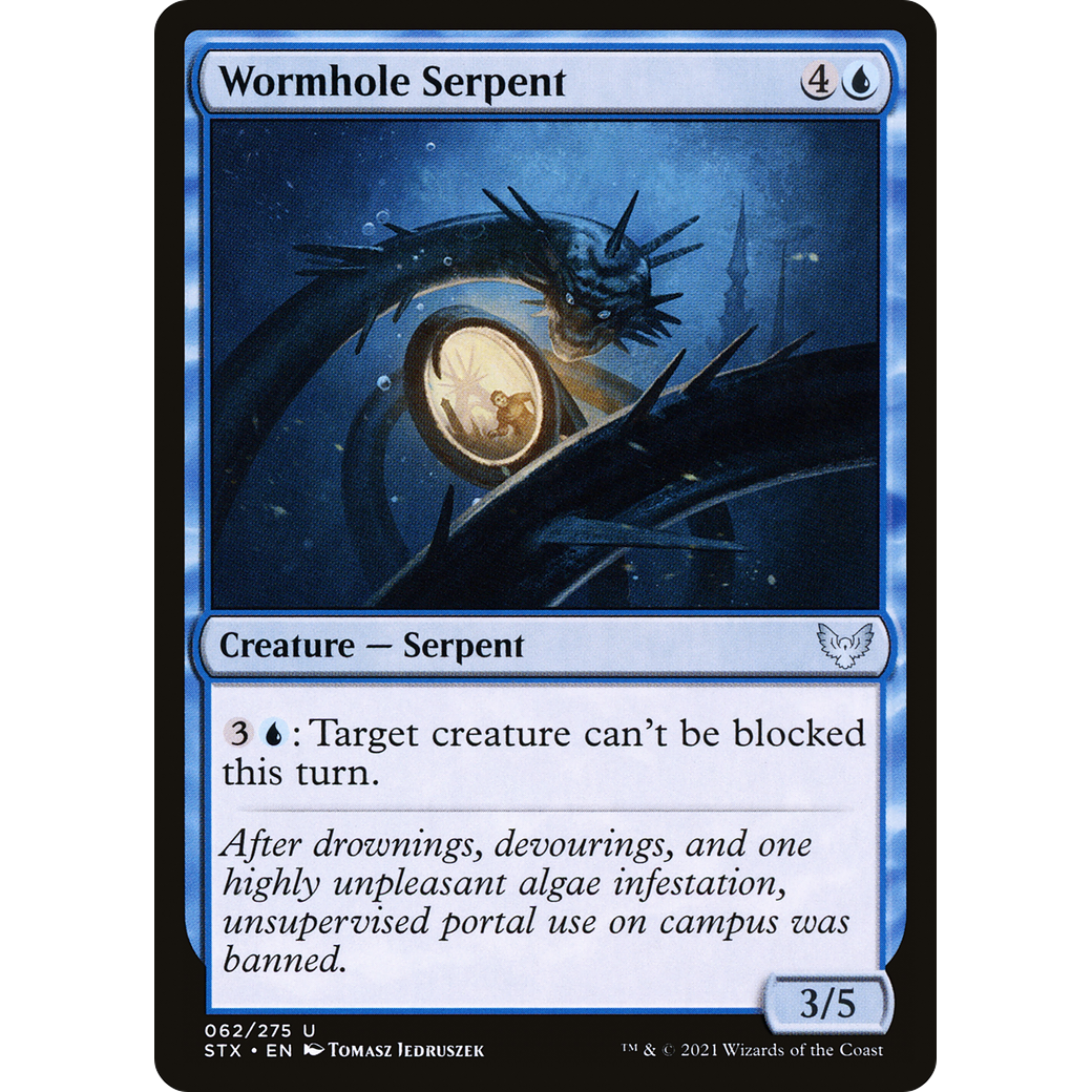 Wormhole Serpent (STX-062) - Strixhaven: School of Mages