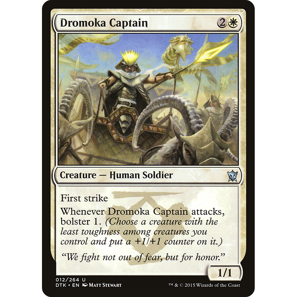 Dromoka Captain (DTK-012) - Dragons of Tarkir Foil