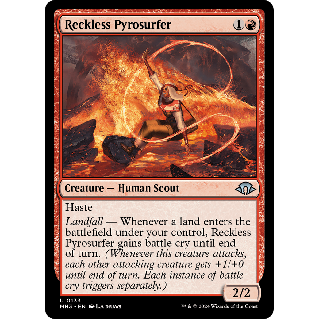 Reckless Pyrosurfer (MH3-133) - Modern Horizons 3