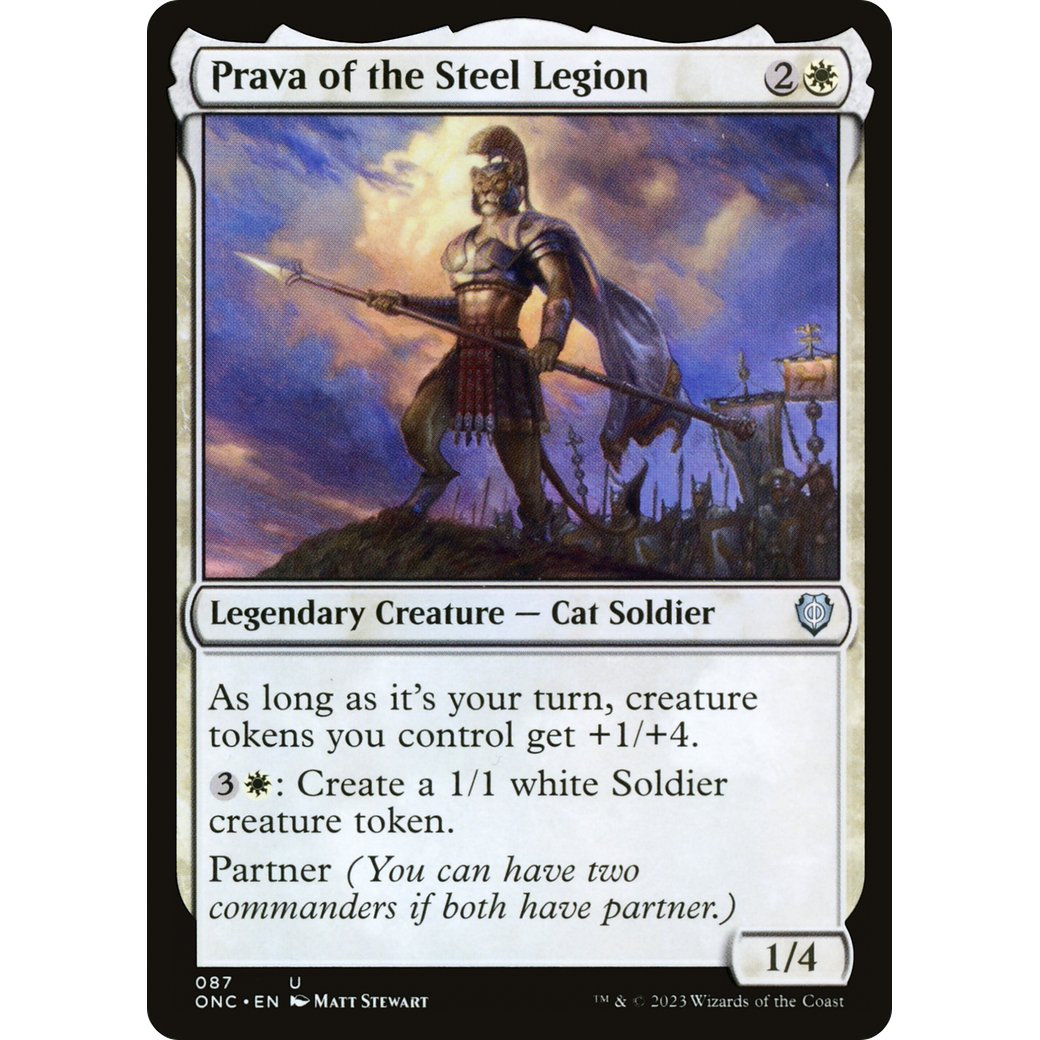 Prava of the Steel Legion (ONC-087) - Phyrexia: All Will Be One Commander