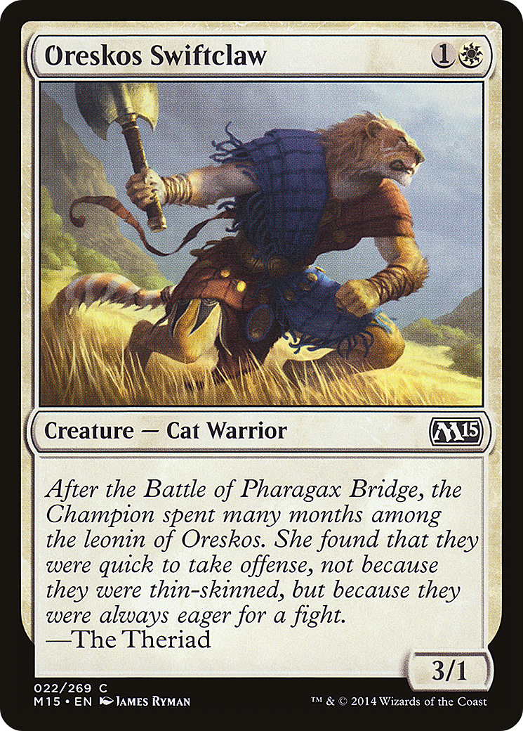 Oreskos Swiftclaw (M15-022) - Magic 2015 Foil