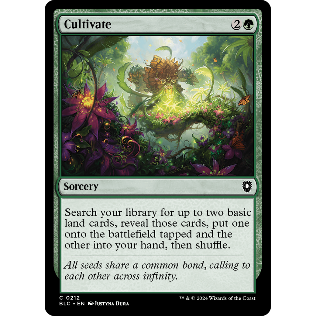 Cultivate (BLC-212) - Bloomburrow Commander