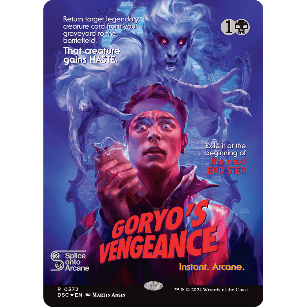Goryo's Vengeance (DSC-372) - Duskmourn: House of Horror Commander (Borderless) Foil