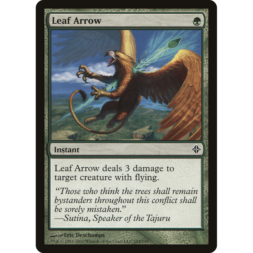 Leaf Arrow (ROE-194) - Rise of the Eldrazi Foil