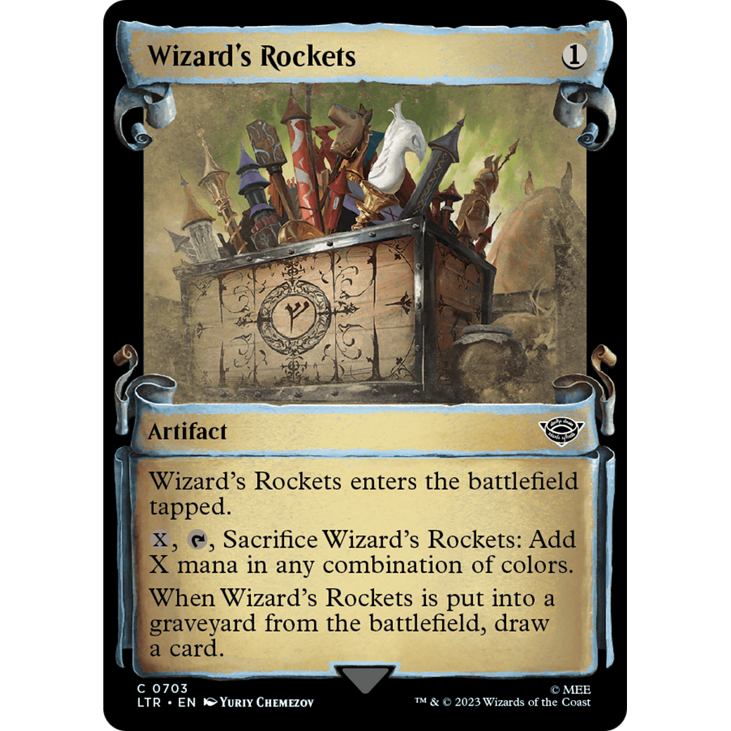 Wizard's Rockets (LTR-703) - The Lord of the Rings: Tales of Middle-earth: (Showcase) Foil