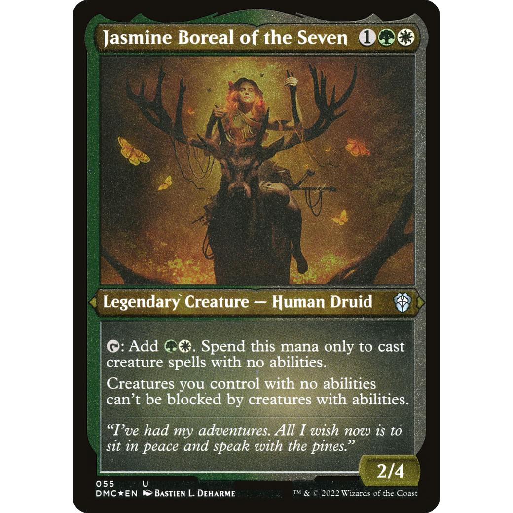 Jasmine Boreal of the Seven (DMC-055) - Dominaria United Commander Etched Foil