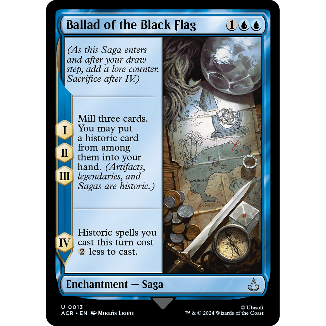 Ballad of the Black Flag (ACR-013) - Assassin's Creed Foil