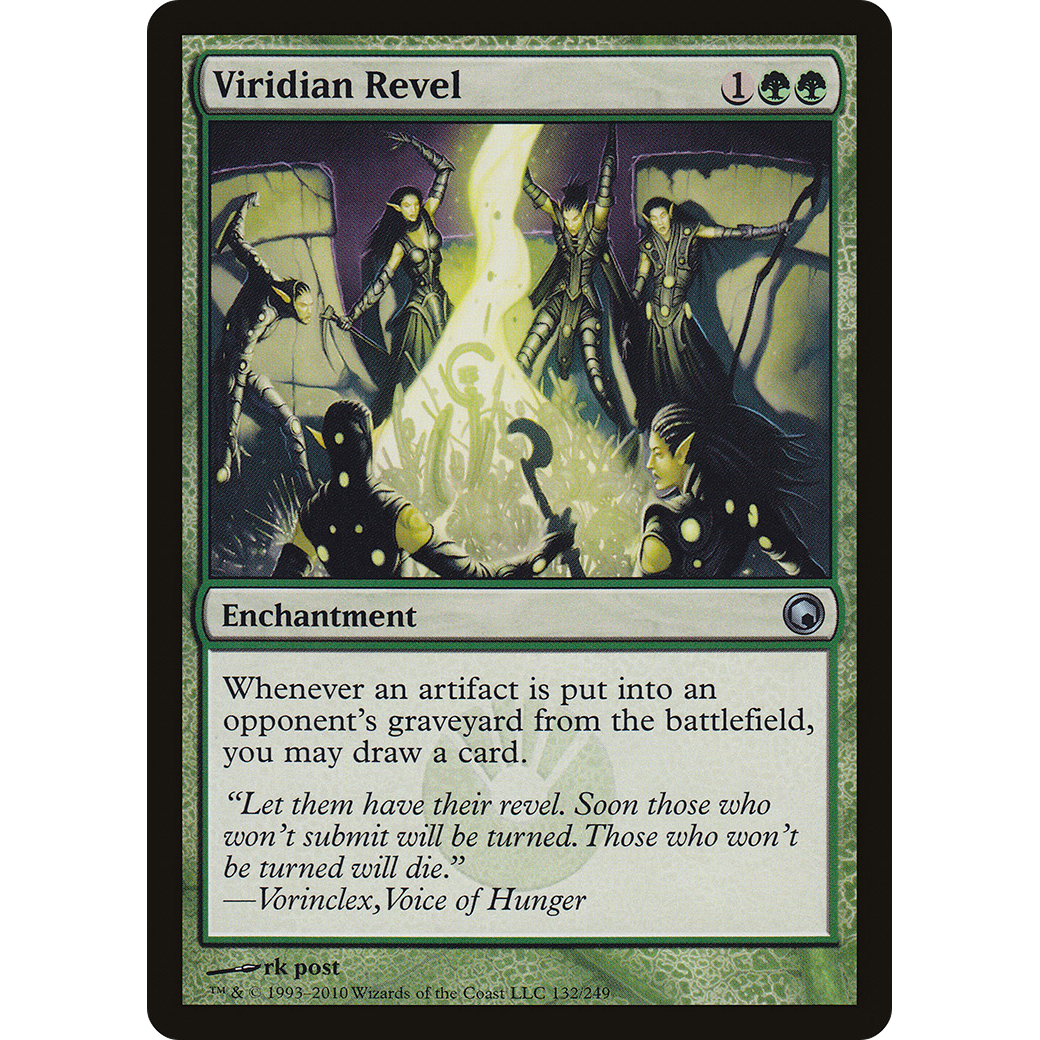 Viridian Revel (SOM-132) - Scars of Mirrodin Foil