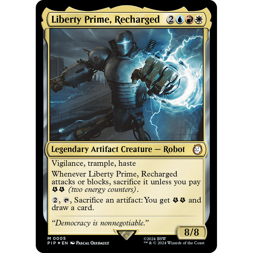 Liberty Prime, Recharged (PIP-005) - Fallout Foil