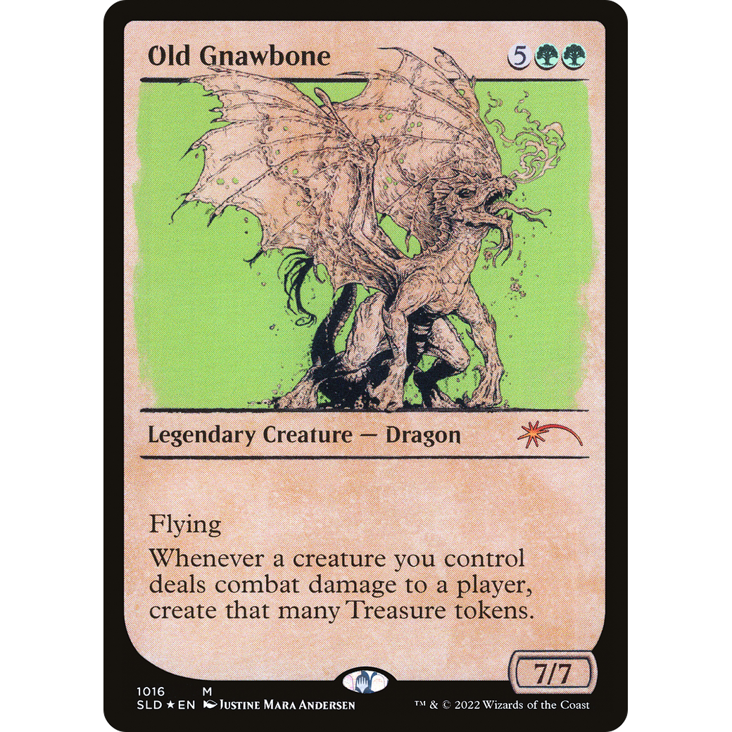 Old Gnawbone (Showcase) (SLD-1016) - Secret Lair Drop: (Showcase) Foil