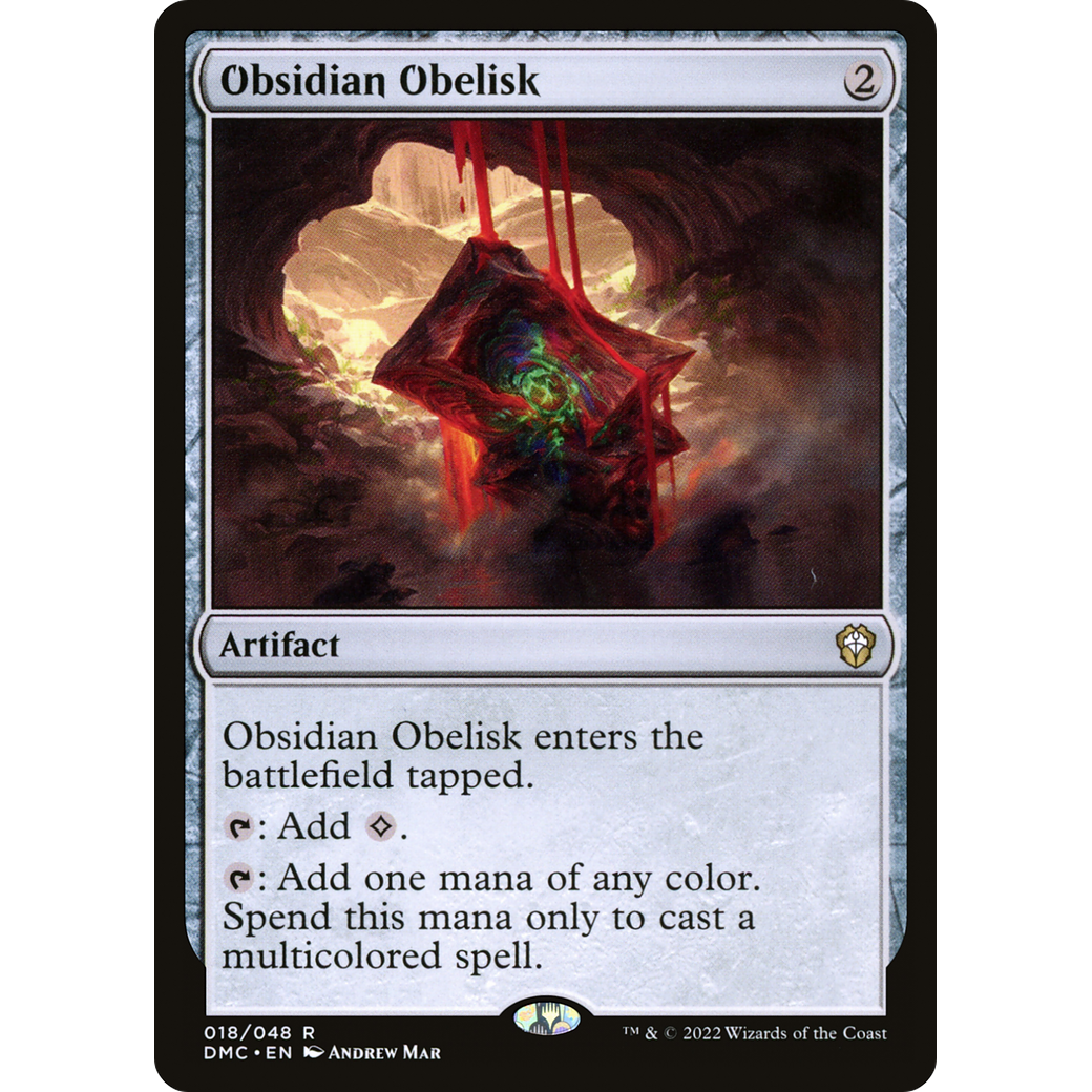 Obsidian Obelisk (DMC-018) - Dominaria United Commander