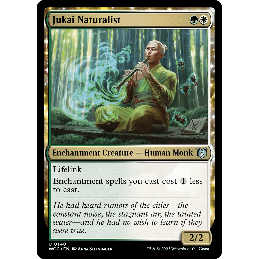 Jukai Naturalist (WOC-140) - Wilds of Eldraine Commander: (enchantment)
