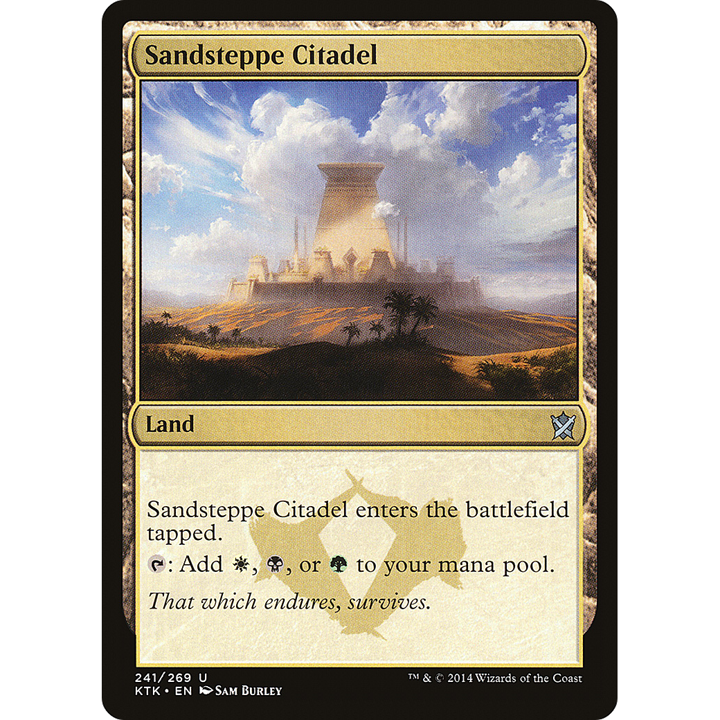 Sandsteppe Citadel (KTK-241) - Khans of Tarkir Foil