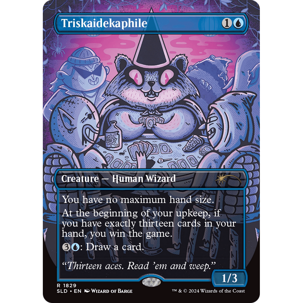 Triskaidekaphile (Rainbow Foil) (SLD-1829) - Secret Lair Drop (Borderless) Foil