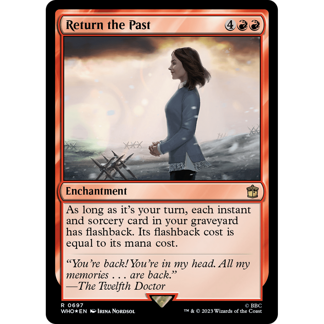 Return the Past (Surge Foil) (WHO-697) - Doctor Who Foil