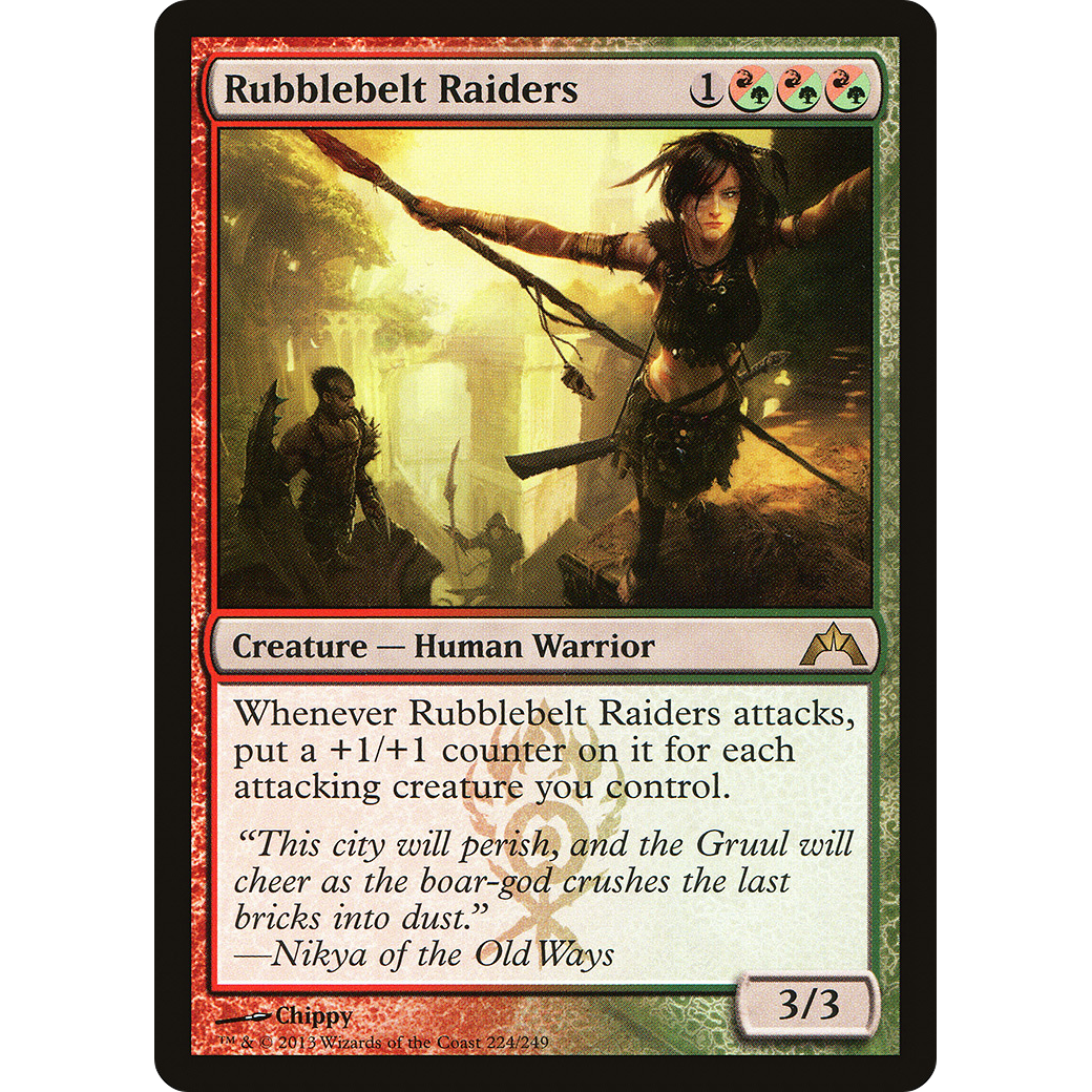 Rubblebelt Raiders (GTC-224) - Gatecrash Foil