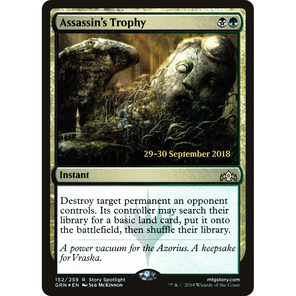Assassin's Trophy (PRE-152) - Guilds of Ravnica Promos Foil