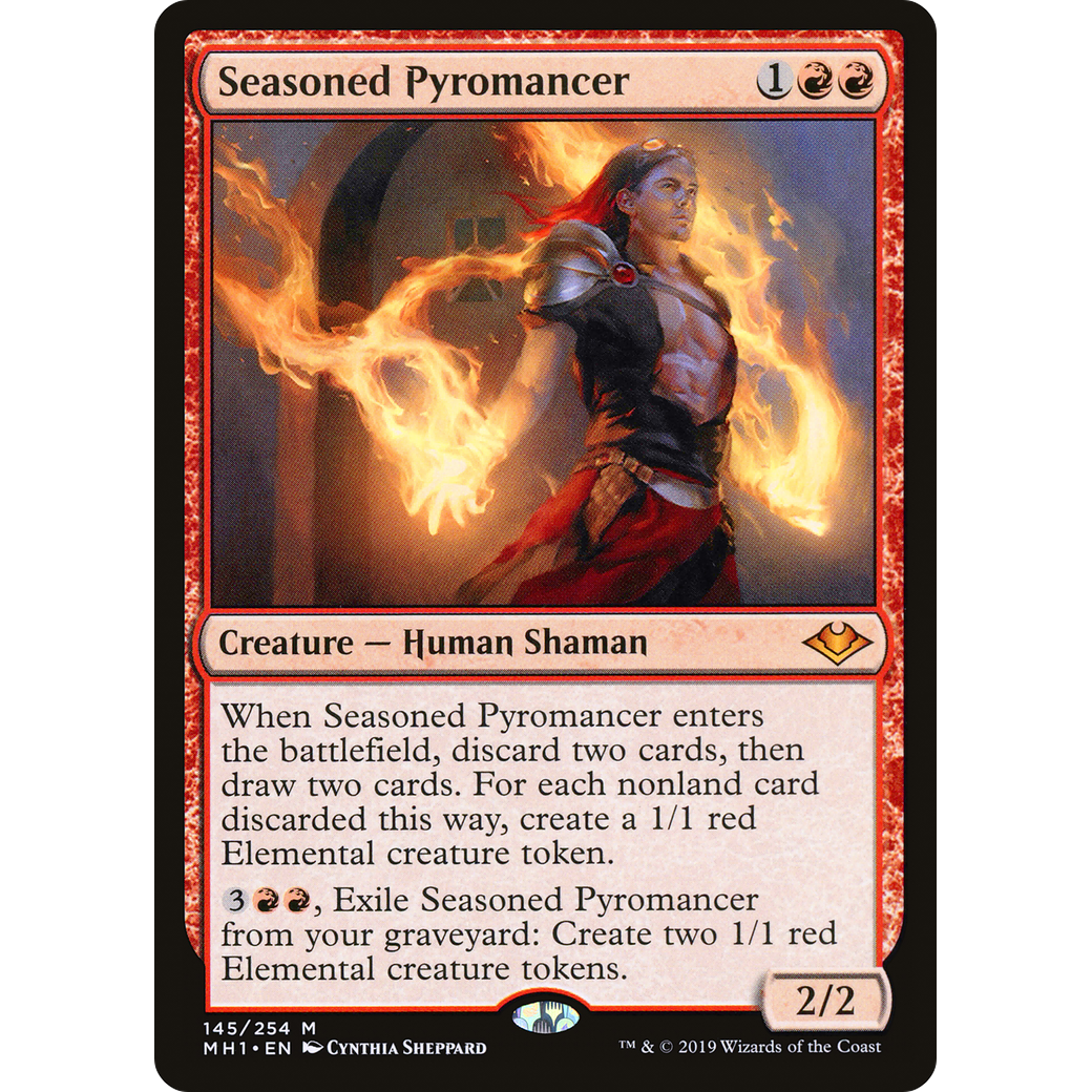 Seasoned Pyromancer (MH1-145) - Modern Horizons Foil